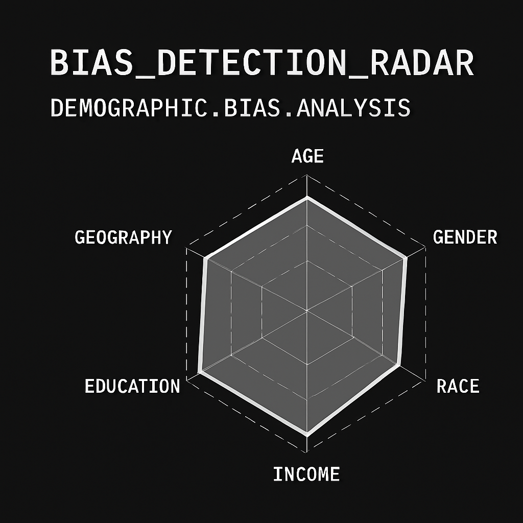 Real-time bias monitoring simulation